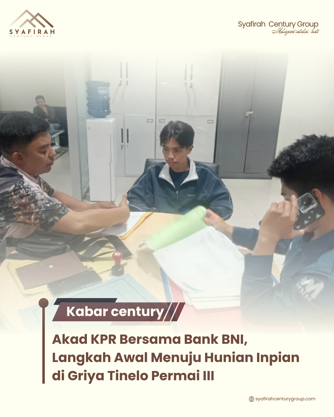 Akad KPR Bersama Bank BNI, Griya Tinelo Permai III Resmi Serahkan Kepemilikan Hunian kepada Konsumen
