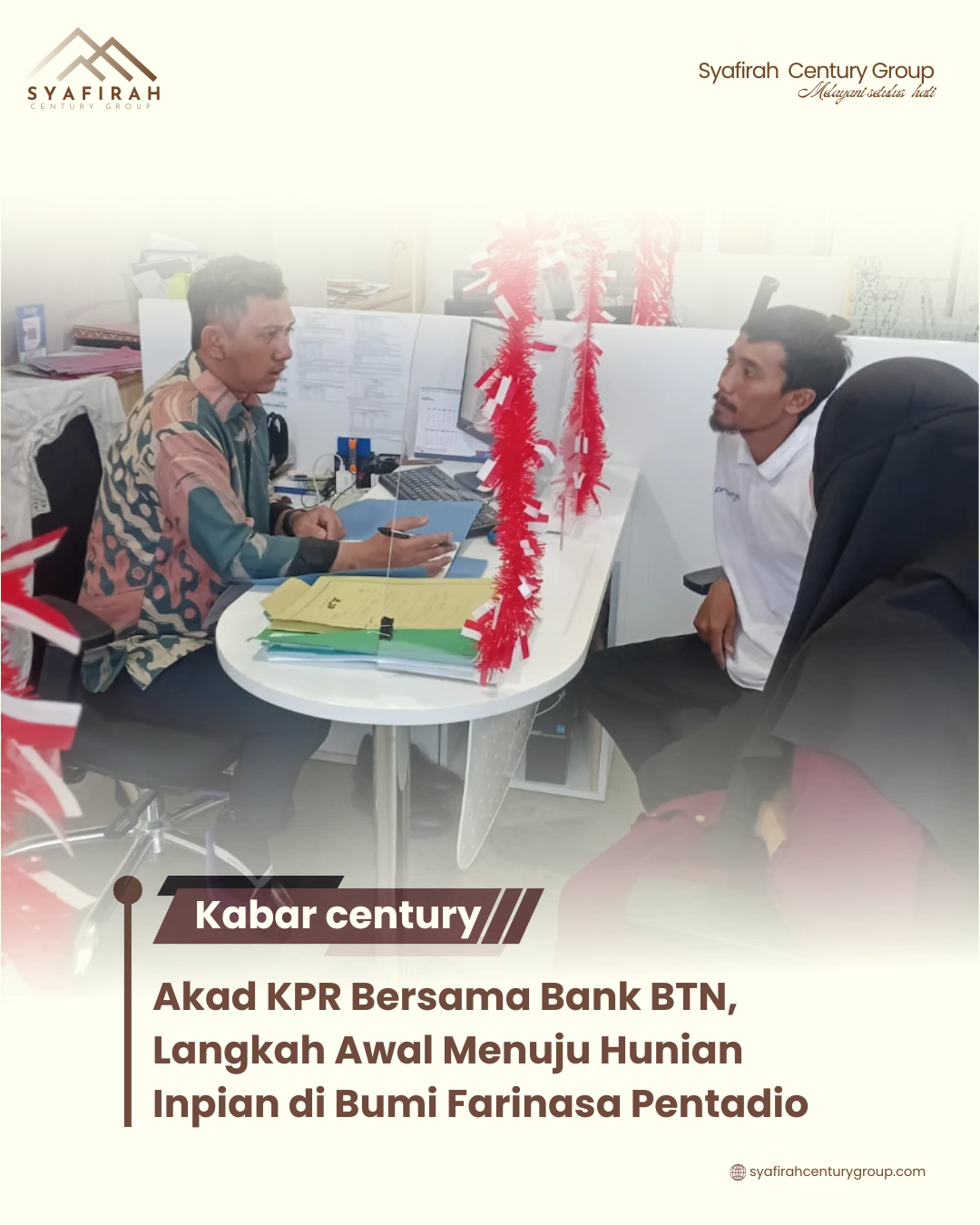 Semangat Sumpah Pemuda Warnai Pembelian Unit Rumah di Bumi Farinasa Pentadio
